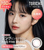 *980円*[乱視用］ポピュラーリングピンクブラウン(Ring Pink Brown)